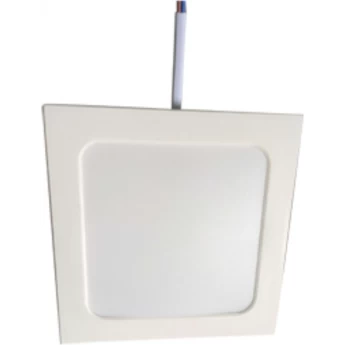 Квадратный даунлайт ECOLA LED DOWNLIGHT с драйвером внутри 18W 220V 4200K накладной 165x165x30