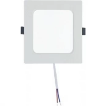 Квадратный даунлайт ECOLA LED DOWNLIGHT с драйвером внутри 20W 220V 2700K встраиваемый 165x165x28