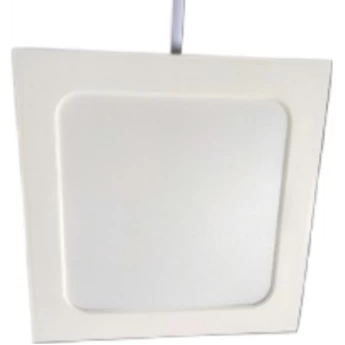 Квадратный даунлайт ECOLA LED DOWNLIGHT с драйвером внутри 24W 220V 4200K накладной 210x210x30