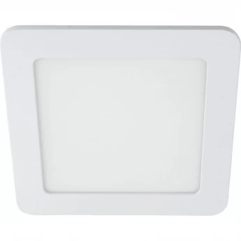Квадратный даунлайт встраиваемый ECOLA LED DOWNLIGHT 2042 DJRD12ELC со стеклом и подсветкой с драйвером 12W 220V 6500K 160x160x35