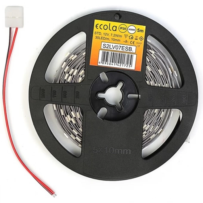 Однотонная светодиодная лента ECOLA LED STRIP PRO на катушке 5м P2DV14ESB Однотонная светодиодная лента ECOLA LED STRIP PRO на катушке 5м P2DV14ESB