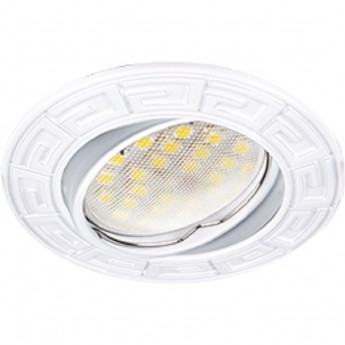 Светильник ECOLA MR16 DL110 GU5.3 встр. литой поворотный Антик Белый 24x86