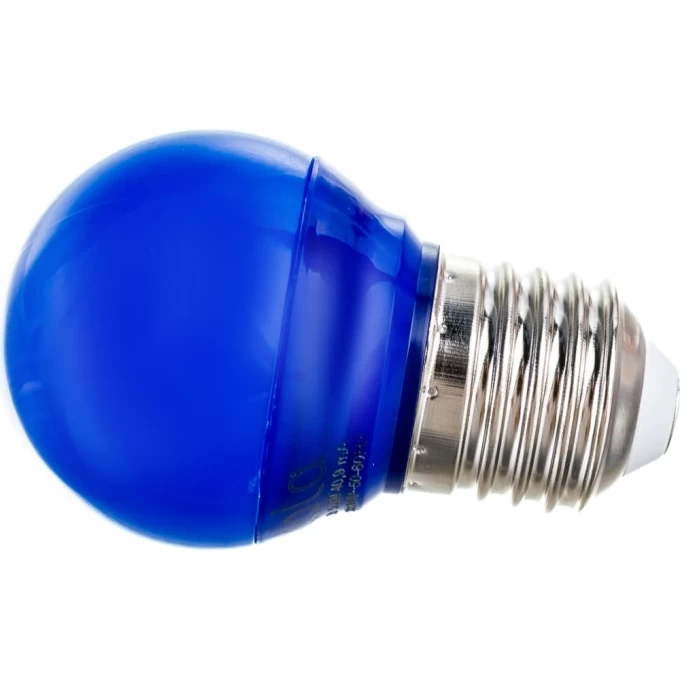 Светодиодная лампа ECOLA GLOBE LED COLOR 5,0W G45 220V E27 Синий K7CB50ELB Светодиодная лампа ECOLA GLOBE LED COLOR 5,0W G45 220V E27 Синий K7CB50ELB