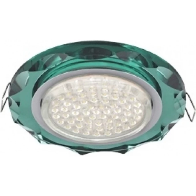 Встраиваемый светильник ECOLA GX53 H4 GLASS хром, изумруд FC53RCECH Встраиваемый светильник ECOLA GX53 H4 GLASS хром, изумруд FC53RCECH