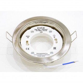 Встраиваемый светильник ECOLA SP5310ECB GX53 Жемчуг