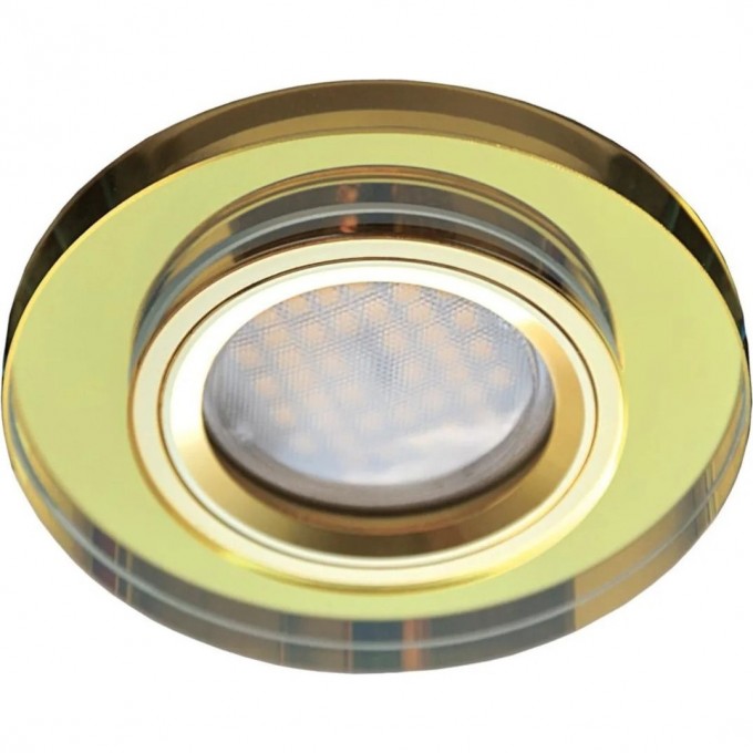 Встраиваемый светильник ECOLA MR16 DL1650 GLASS золото FG1650EFF Встраиваемый светильник ECOLA MR16 DL1650 GLASS золото FG1650EFF